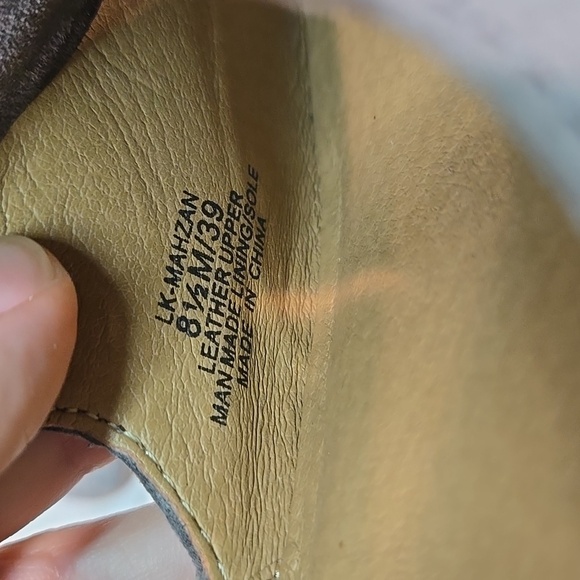 Lucky Brand Gray Women's Mahzan Slip-On Shoes The Pointed Toe Leather 8.5M - Picture 11 of 12